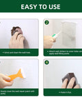 All Purpose Wall Putty Repair Kit With Nozzle For Drywall Spackle Paste Safe Non Toxic Waterproof Hole Filler For Ceiling Sheetrock Aluminum Plaster Quick Dry DIY Ready No Mess Long Lasting Finish process steps
