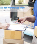 Person using Hands Free Wearable Ring Barcode Scanner with 3 In 1 USB Wired 2 4G Wireless and Bluetooth for scanning packages