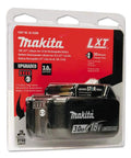 18V LXT Lithium Ion 3.0Ah Battery Black With Fast 30 Minute Charge packaging with LED Charge Level Indicator