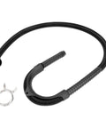 Washer Drain Hose Replacement Compatible With Maytag 1CWTW4 2DWTW 3DWTW 3LWTW 3NWTW4800 3SWTW4800 4GWTW 4GMVW 4KMVW 4KNTW 7MMVW Series Plug And Play No Fuss Install Flexible Hose For Quiet Leak Free Draining, black hose and clamp