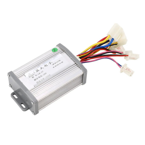 Electric Bike Speed Controller And Throttle 24V 1000W Brush Motor Controller With Thumb Throttle Set For E Bike Scooter Accessories Includes Undervoltage Overcurrent And Stall Protection