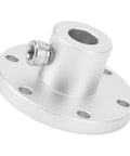 Heavy Duty Fabater Flange Shaft Coupling For 12mm Aluminum Motor Shafts With Hex Screws, silver, compact design for secure mounting.