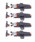 Push To Open Cabinet Latches 4 Pack, Sturdy Double Spring Hardware For Modern Kitchens And Bathrooms, Easy Install