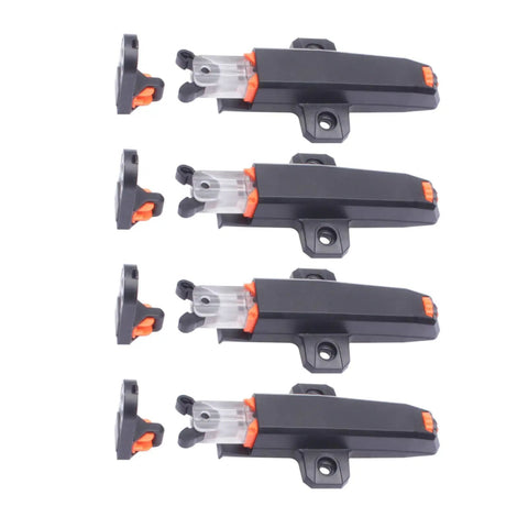 Push To Open Cabinet Latches 4 Pack, Sturdy Double Spring Hardware For Modern Kitchens And Bathrooms, Easy Install