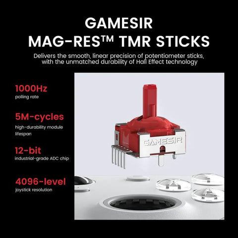 Wired And Wireless Xbox Controller For Series X S PC And Android With Tri Mode Connectivity and Mag-Res TMR Sticks details
