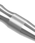 Close-up of 9.5 Inch Square Drive Swivel Ratchet Handle With 180 Degree Head 72 Tooth Precision Ratcheting in durable silver metal
