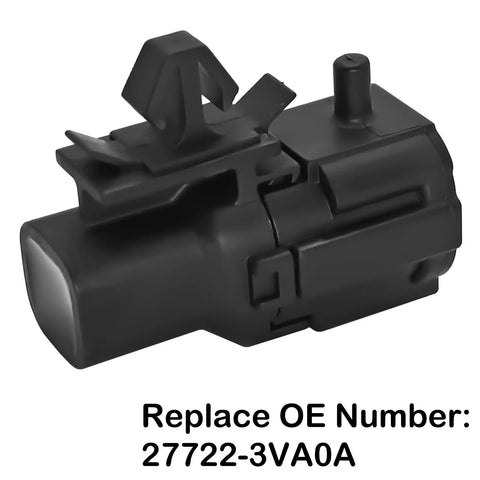 Nissan Ambient Air Temperature Sensor With Pigtail Harness Direct OEM Replacement For 350Z Altima GTR Infiniti QX50 And More Fits 2003 Through 2022 Nissan Models 27722-3VA0A Compatible black plastic sensor