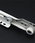 Close-up of Under Mount Drawer Slides Set Quiet Glide Rails For Cabinets Desks And Tables showing soft close runner details