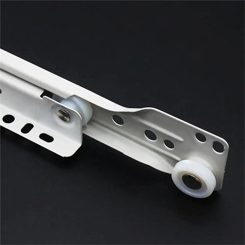 Close-up of Under Mount Drawer Slides Set Quiet Glide Rails For Cabinets Desks And Tables showing soft close runner details