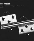Stainless Steel Lift Off Door Hinges Set Of 10 For Doors And Wardrobes Detachable Flag Shaped Hinges