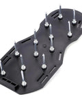 Heavy Duty Lawn Aerator Shoes With Iron Spikes And Three Strap Design Spiked Sandals For Aerating Lawns base view