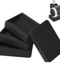 Non Slip Rubber Furniture Caster Cups For Wheels Protect Floors From Scuffs And Scratches Wobble Eliminator And Floor Saver