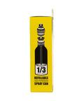 Packaging of Refillable Air Powered Spray Can For Paints Dyes And Inks, Easy To Pressurize With A Bike Pump Or Compressor, 156 ml