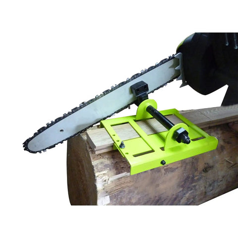 Chainsaw Lumber Cutting Guide Steel Portable Sawmill Tool With Compact Carry Adjustable Up To 2x6 Inches Boards DIY Wood Cutting