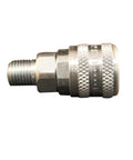 Heavy Duty One Quarter Inch MNPT Male A Style Pneumatic Coupler Box Of Ten Built Tough With Rust Resistant Steel Sleeve Release