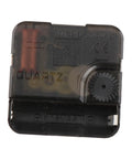 DIY Wall Clock Movement Kit No Fuss Easy To Install Lightweight Replacement Part for repairing clocks, 65mm x 65mm size, black quartz.
