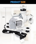 Heavy Duty Washer Drain Pump Assembly Built For Fast No Sweat Repairs On Household Machines dimensions 5.64x2.68x1.61 inches