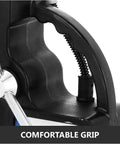 Close-up of the handle showing the comfortable grip on Heavy Duty 1100W Magnetic Drill Press For Metal.