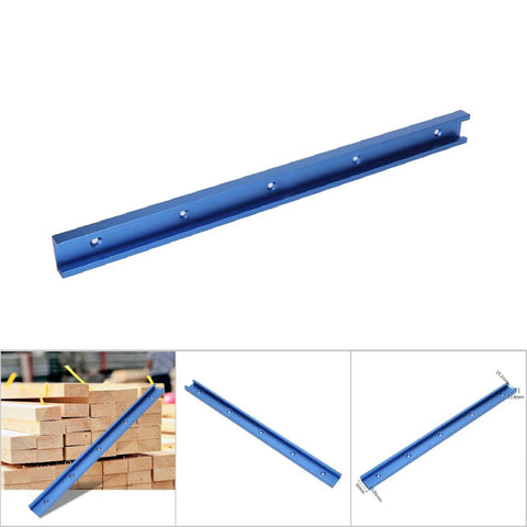 T Track Miter Track Jig For Woodworking Aluminum Alloy T Slot Track with quick acting clamp for router tables, fences, benches.