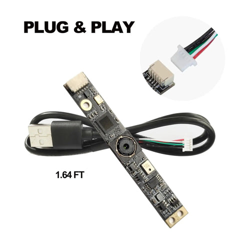8MP USB Camera Module With IMX179 Fixed Focus 4K Lightburn Webcam Built In Microphone Drive-Free UVC USB 2.0 Plug-and-Play Camera