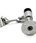 Heavy Duty Stainless Steel Door Stopper With Hook And Rubber Bumper, Wall And Floor Mount Door Holder Quiet Dampening Stop, Rustproof And Durable