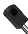 Close-up of end fitting for Ford Explorer Mercury Mountaineer Rear Window Glass Lift Supports Struts, Heavy Duty Replacement