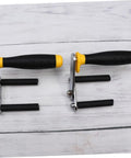 Heavy Duty Adjustable Drywall Lifter And Tile Carrier Set features grips for safe handling of plasterboard and tiles