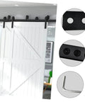 Track Splicing Connector For Barn Door Track With Flat Bracket No Fuss Smooth Operation Hardware Heavy Duty Barn Door Connector Set