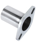 Universal 2 Inch ID To 2 Inch ID Exhaust Flange Repair Pipe Kit Crafted From Heavy Duty 304 Stainless Steel showing a close-up of the flange and pipe.