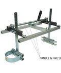 36-Inch Handle And Rail Set For Alaskan MK-IV Chainsaw Mill With Aircraft Aluminum Construction And Zinc Plated Tubing