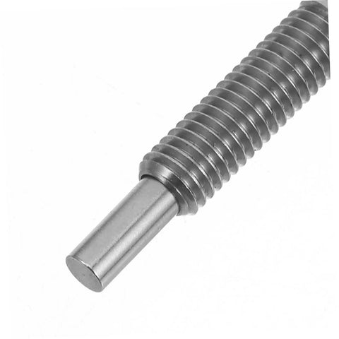 Heavy Duty Retractable Spring Plunger Pin With Comfortable Handle, Stainless Steel Safety Latch close-up view.