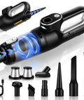 Portable Cordless Car Vacuum Tiny But Mighty 4 In 1 Mini Handheld With 19500 Pa Suction And Air Duster USB C Charging