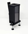 Adjustable Leveling Protective Case With Polycarbonate Shield For Golf Launch Monitor featuring height-adjustable frame.