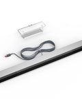 Wired Sensor Bar For Wii And Wii U Replacement with cable and mount, Motion Sensor Bar with Precise Infrared Tracking, plug-and-play accessory