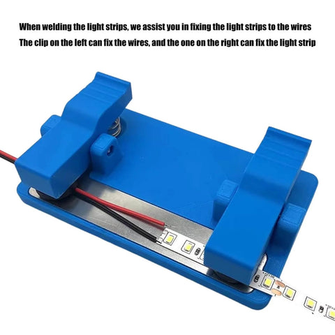 Soldering Clamp For Circuit Boards And LED Light Panels, Precision Wire Fixture For PCB Assembly, Heat-Resistant Welding Station.