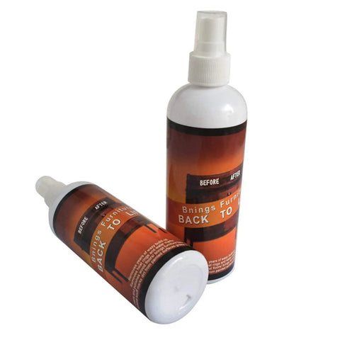 Two bottles of Wooden Repair Spray Quick Fix Scratch Remover For Tables Beds Floors 120Ml Instant Repair Paint