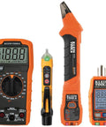 All In One Electrical Tester Kit With Circuit Breaker Finder GFCI Receptacle Tester Multimeter NCVT Non Contact Voltage Tester And Leads
