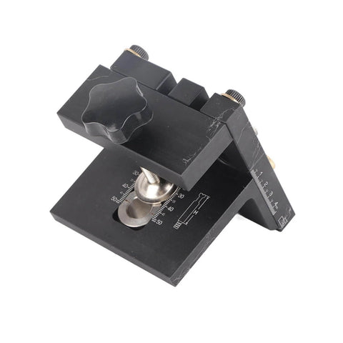 Three In One Woodworking Drilling Guide Kit With Scale Positioning Jig And Anodized Metal for doweling and cabinetry projects