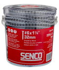 Pro Grade DuraSpin No 6 By One And One Quarter Inch Collated Drywall To Wood Screws 1000 Count Tub with Senco label