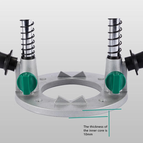 Versatile Drill Press Stand For Woodworking Lightweight Aluminum Construction Adjustable Vertical Drilling Guide base view