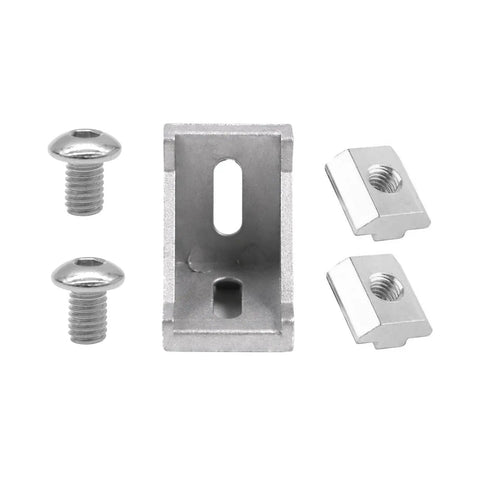 Dope 26 Piece 3030 Corner Bracket Set for Aluminum Extrusion V Slot and T Slot Systems With Nuts and Screws for 3030 Profile