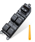 Upgraded Power Window Master Switch With White LED Backlit For 2007-2021 Toyota Tundra And Sequoia Auto Up And Down All Windows One Touch Driver