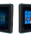 10.1 Inch Rugged Windows 11 Tablet IP68 Waterproof And Drop Resistant With 16Gb Ram 128Gb Storage 10000Mah Battery And Built In Barcode Scanner side view with touchscreen and ports.