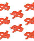 8 Piece Bike Disc Brake Pad Spacer Set for Hydraulic Systems Go To Spreader Insert Tool Shimano Compatible red spacers