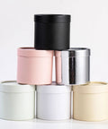 Round Cardboard Gift Boxes With Lid For Weddings And Parties Rose Flower Packaging Decor Versatile Gift Box 12x12x12 cm