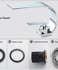 Chrome Single-Hole Vanity Faucet With Touch On, Low Arc Modern Bathroom Sink Faucet, Brass Body With Ceramic Valve components
