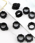 10 Pcs Tightening Nuts For Car Mounts 17mm Ball Joint Adapters Replacement Ring Set on a table