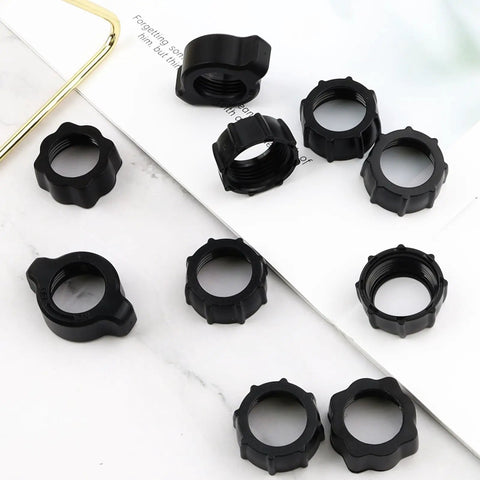 10 Pcs Tightening Nuts For Car Mounts 17mm Ball Joint Adapters Replacement Ring Set on a table