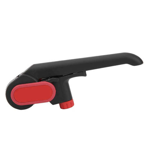 Side view of heavy duty cable stripper and cutter kit with adjustable depth to five millimeters, replaceable blades for both sides.