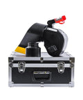 Heavy Duty Hydraulic Torque Wrench Square Drive Bolt Tightening Tool on a protective case for industrial use.
